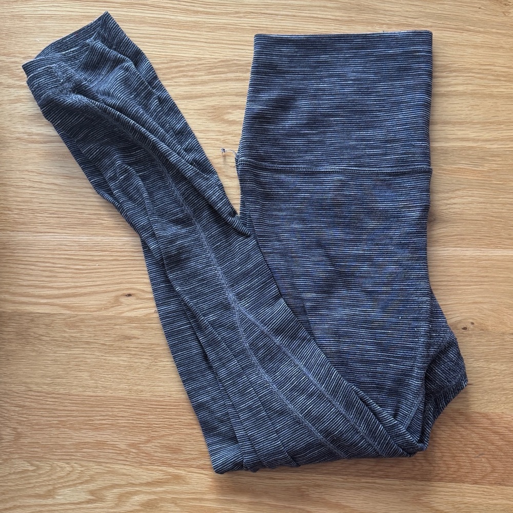 Lululemon Align Leggings- size 8 Black Marl